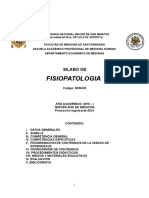 Silabo FISIOPATOLOGIA 2016 FINAL 14.03.2015