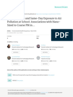 Blood Pressure and Same-Day Exposure To Air Pollution at School: Associations With Nano-Sized To Coarse PM In..