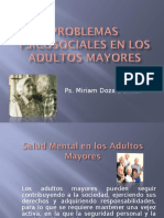 Problemas Psicosociales en Los Adultos Mayores