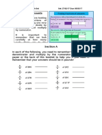 27th February - Fractions of Amounts