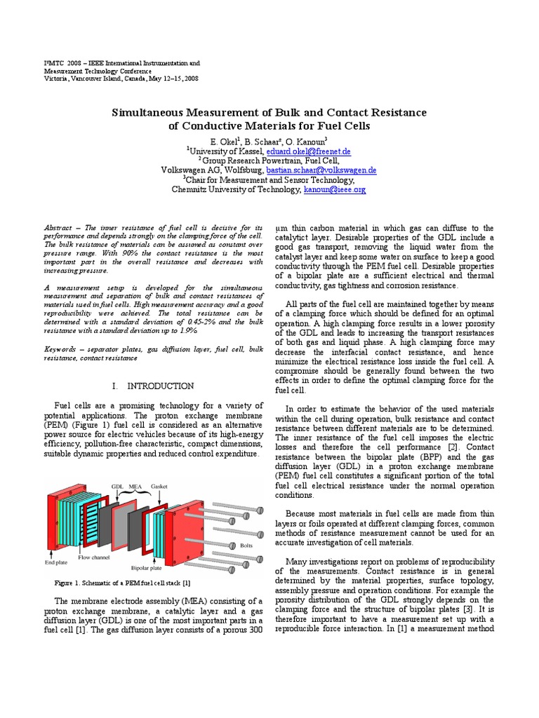 Materials For Fuel Cells | PDF | Proton Exchange Membrane Fuel Cell ...