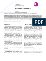 Delay Analysis Techniques Comparison: 2. The Case Study Analysis