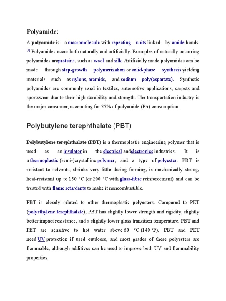 Overview of Plastic Composite Materials | PDF | Thermoplastic ...