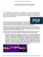 Criterios para La Contratación de Trabajos de Termografía Infrarroja