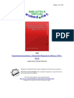 Crecimiento Económico y Desarrollo Regional en México 1970-2010 PDF