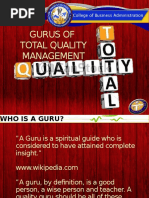 THE GURUS OF TQM