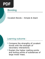 Bonding: Covalent Bonds - Simple & Giant