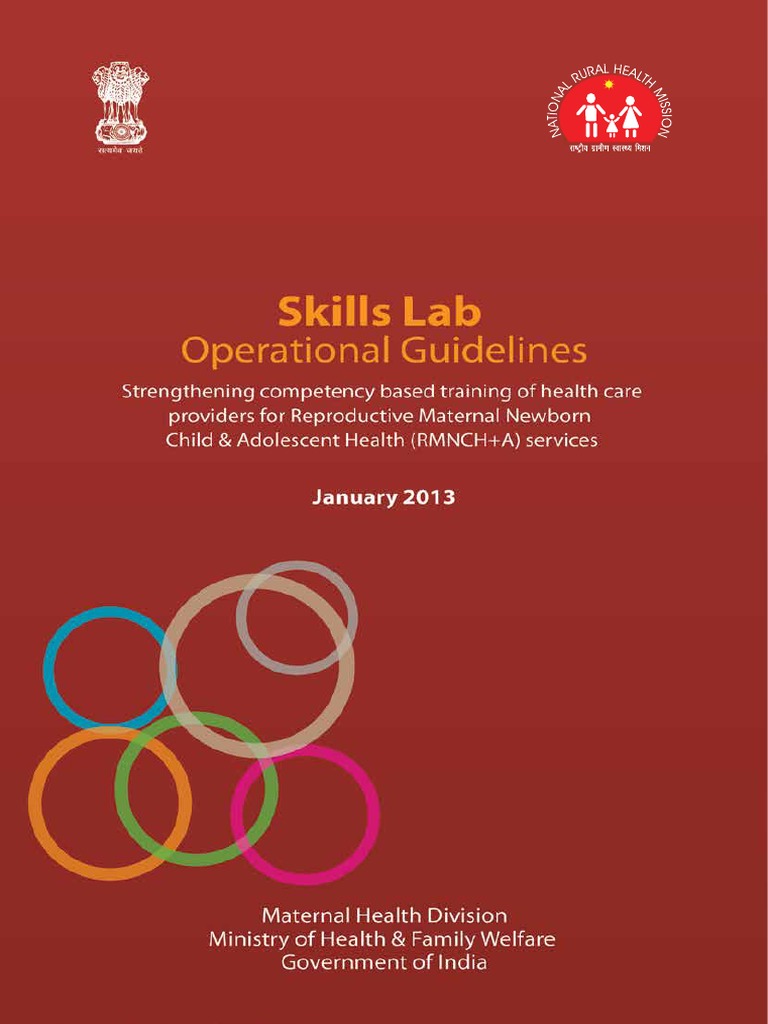 Skills Lab Operational Guidelines PDF Nursing Health Care