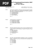 OB/GYN Exam Blueprint | PDF | Ovarian Cancer | Childbirth