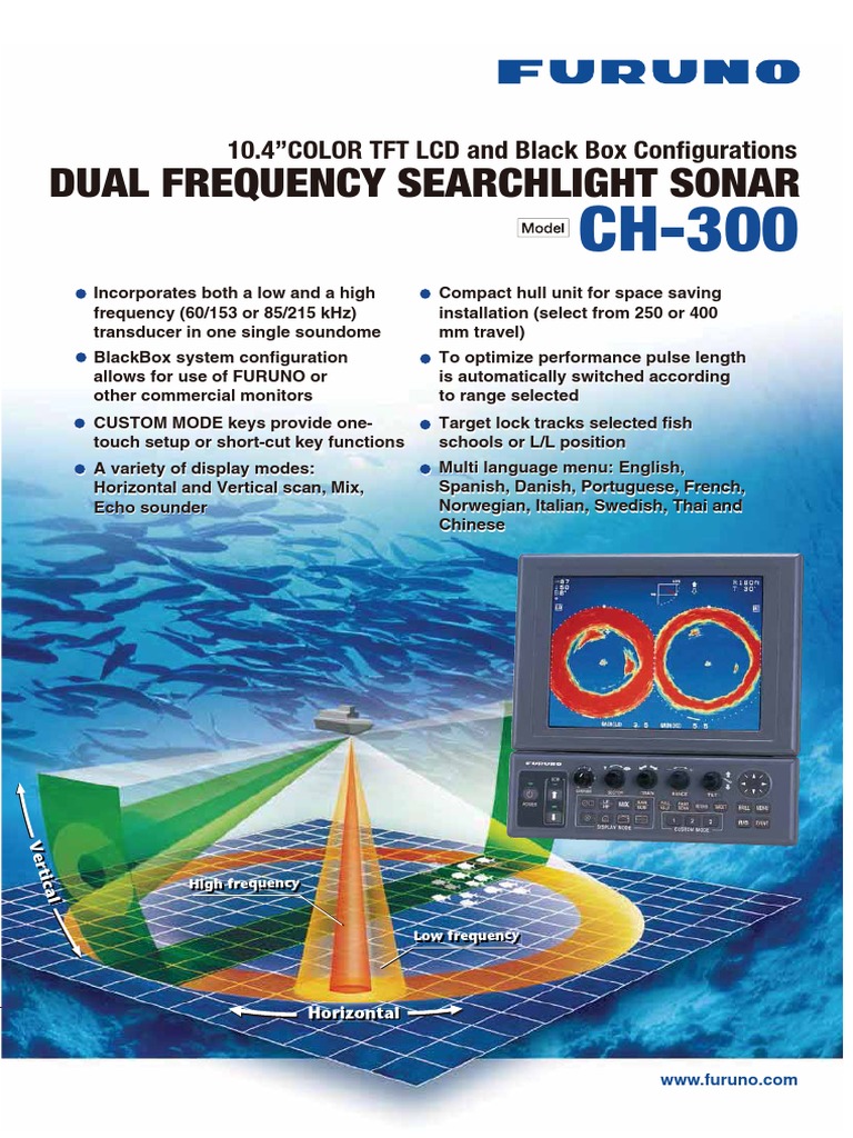 Dual Frequency Searchlight Sonar: 10.4