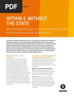 Within and Without the State