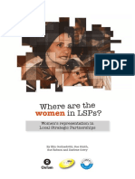 Where Are The Women in LSPS?: Women's Representation in Local Strategic Partnerships