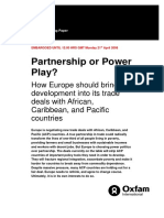 Partnership or Power Play? How Europe Should Bring Development Into Its Trade Deals With African, Caribbean, and Pacific Countries