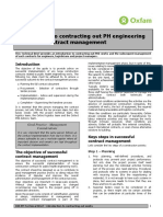 Introduction To Contracting Out PH Engineering Works and Contract Management