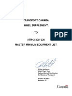 Transport Canada MMEL Supplement for ATR42 Aircraft