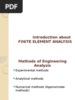 Introduction About Finite Element Analysis