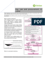 Plastic Sheeting: Use and Procurement in Humanitarian Relief