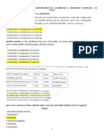 Exámenes anteriores unidad 2 materia y energía clasificación propiedades cambios