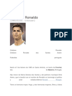 Biografia de Cristiano Ronaldo