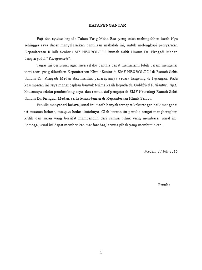 Kata Pengantar Ceramah | PDF