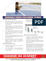 Shankar Ias Academy: Renewable Energy Deployment in India