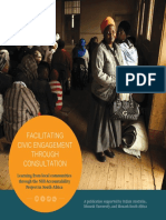 Facilitating Civic Engagement Through Consultation: Learning From Local Communities Through The NHI-Accountability Project in South Africa
