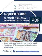 A Quick Guide to Public Financial Management in Myanmar