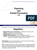 Pipelining and Parallel Processing: Cont