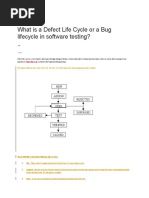 What Is A Defect Life Cycle or A Bug Lifecycle in Software Testing?