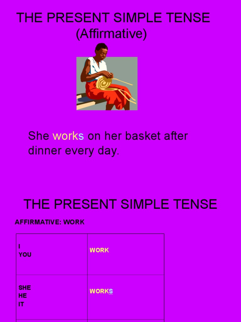 Simple Present Presentation | PDF