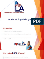 OHLA Academic English Programs