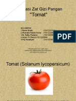 Evaluasi Gizi Pangan Tomat