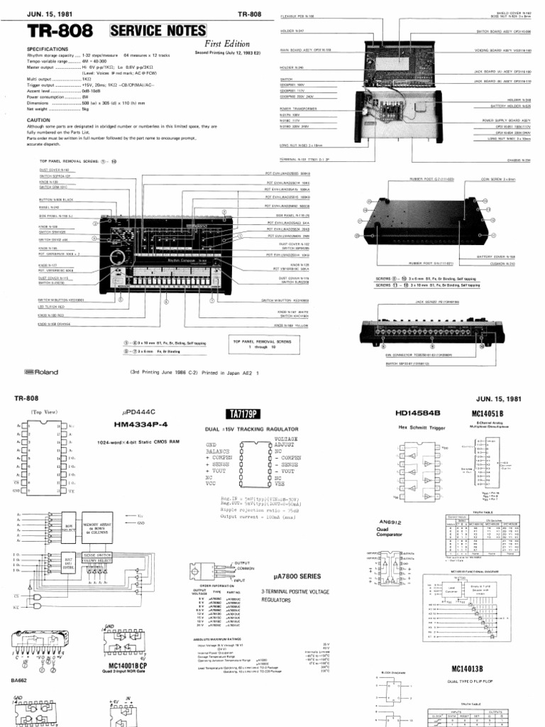 TR-808 Manual | PDF