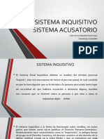 Sistema Inquisitivo y Sistema Acusatorio