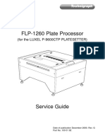 Technigraph FLP-1260 Plate Processor Service Manual