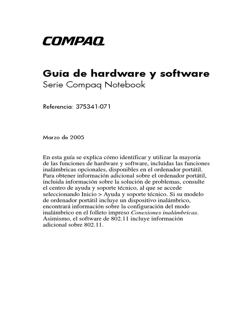 Manual Compaq Presario r4000. | PDF | Seguro digital | Tarjeta de memoria