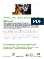 Promoting Girls' Education in Somalia