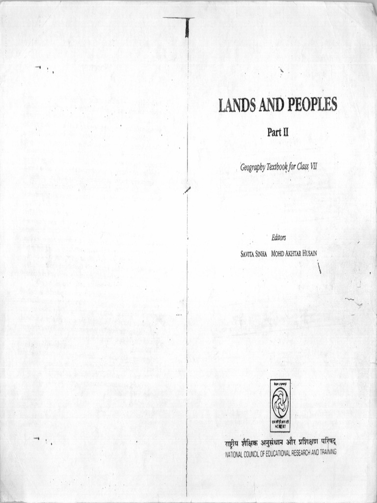 Land and People Part-2 Geog NCERT-VII Old | PDF | People