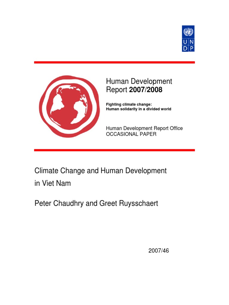 Climate Change Impact on Vietnam's Development | PDF | Sea Level Rise ...