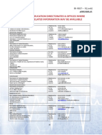 State Medical Education Directorates & Offices Where Counseling Related Information May Be Available