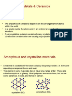 Structures of Metals and Ceramics