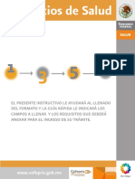 Instructivo COFEPRIS ServiciosSalud TODOS PDF
