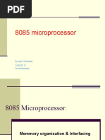 8085 Microprocessor: Assignment On