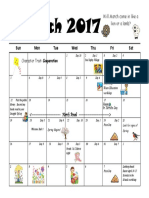 March Calendar2017