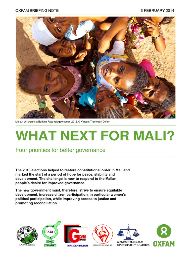 What Next For Mali? Four Priorities For Better Governance in Mali | PDF ...