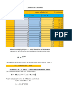 Calculo de Infiltracion