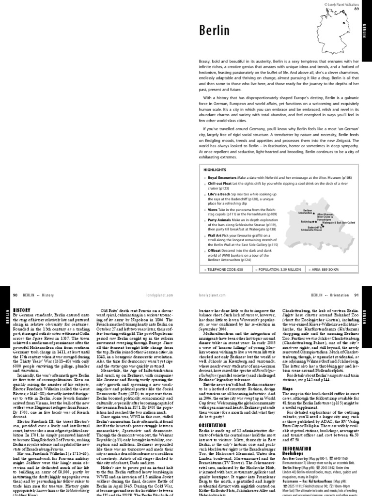 Guia Berlin Pdf Berlin Politics General