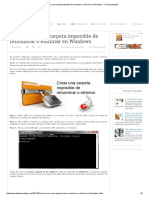 Cómo Crear Una Carpeta Imposible de Renombrar o Eliminar en Windows - Full Aprendizaje