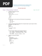 Practice 03 C Programming Constructs