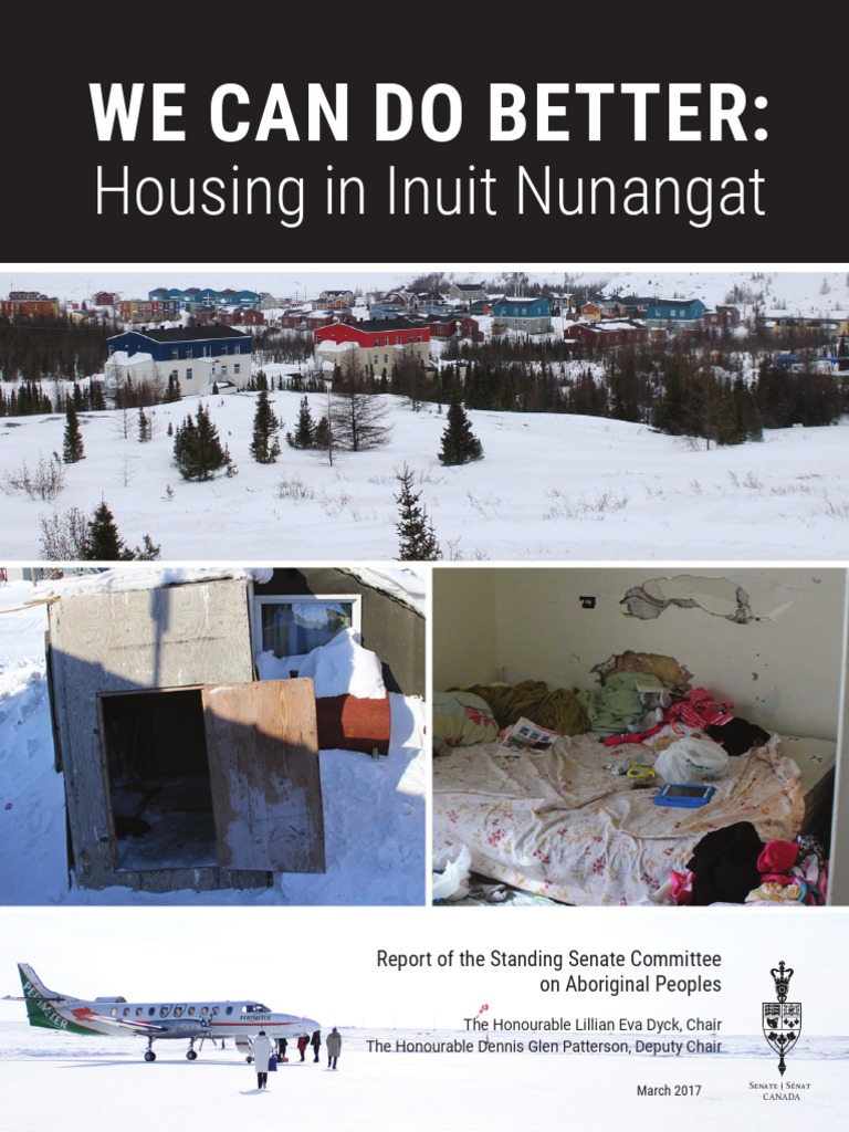 Senate Committee Report On Housing in Inuit Nunangat | PDF | Inuit | First  Nations